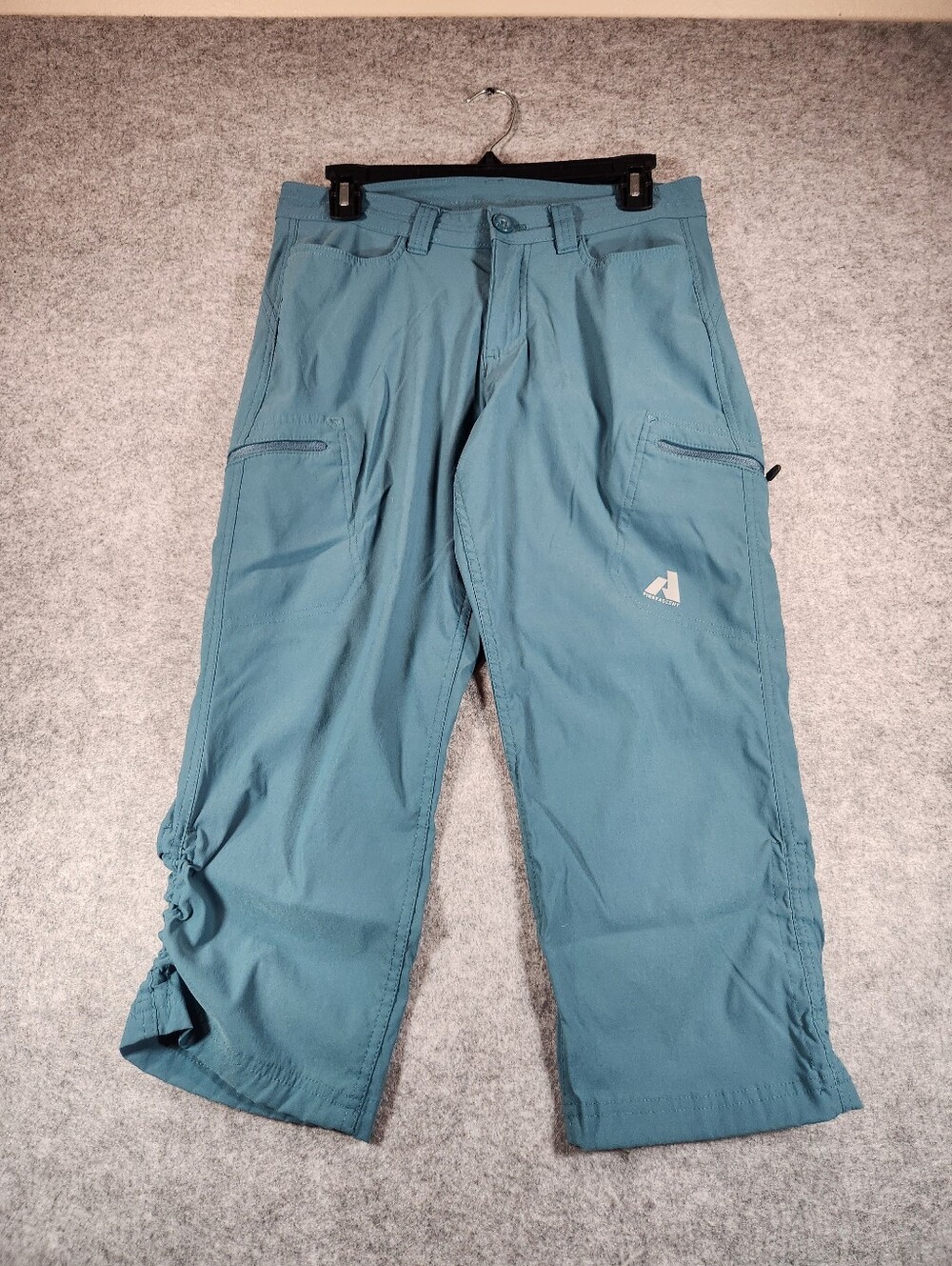 Eddie Bauer Teal Women’s Cropped Cargo Track Pants Size 4